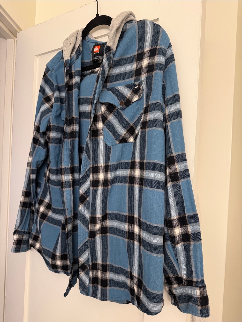 Quicksilver Plaid Shirt Jacket- Men’s Surf Wear